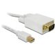 Delock Displayport mini apa > VGA 15 pin apa kábel 3 m (82922)