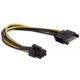 Delock DL82924 tápkábel SATA 15 pin -> 6 pin PCI Express