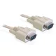 Delock 82980 RS-232 serial Sub-D9 male / male kábel 1 m