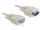 Delock 82984 RS-232 serial Sub-D9 male / female kábel 1 m