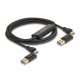 Delock USB Type-C  5 Gbps Adat kapcsoló kábel + KM kapcsoló 2 m (83014)