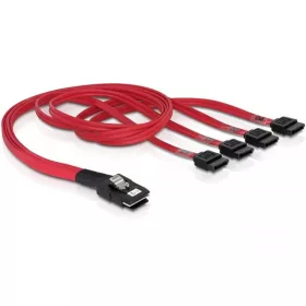   Delock mini SAS 36 tűs - 4db SATA kábel (SFF 8087 - 4db SATA) 50cm