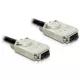 Delock csavaros Infiniband - Infiniband kábel (SFF 8470) 1m (83060)