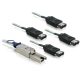 Delock mini SAS 26 tűs - 4db eSATA kábel (SFF 8088 - 4db eSATA) 1m (83064)