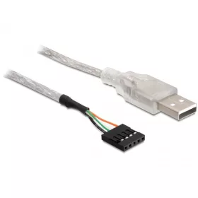 Delock 83078 USB 2.0-A apa - pin fejes kábel