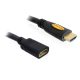 Delock DL83079 High Speed HDMI Ethernet  A - A apa - anya hosszabbító kábel 1m