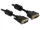 Delock 83106 DVI-I 24+5 apa > anya hosszabbító kábel 1m
