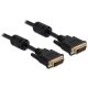 Delock DVI-I 24+5 apa > DVI-I 24+5 apa kábel 5m (83113)
