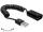 Delock DL83163 USB2.0-A (apa/anya) hosszabbító spirál kábel
