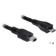 Számítógép Csatlakozókábel [1x - 1x ] 1 m Fekete Delock