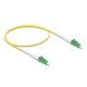 Delock Kábel, optikai szálas LC-APC > LC-APC Simplex egyszeres OS2, 0,5 m (83219)