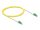 Delock Kábel, optikai szálas LC-APC > LC-APC Simplex egyszeres OS2, 2 m (83222)