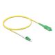 Delock Kábel, optikai szálas LC-APC > SC-APC Simplex egyszeres OS2, 1 m (83235)