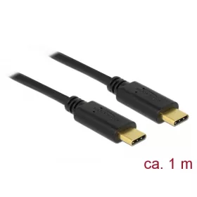 Delock USB 2.0 kábel Type-C a Type-C 1 m 5 A E-Marker