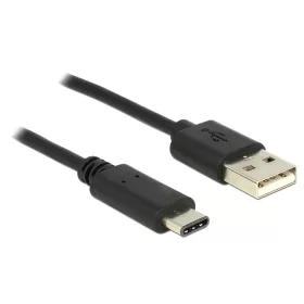Delock 83326 USB-A > USB-C 2.0 kábel, 0.5 m fekete