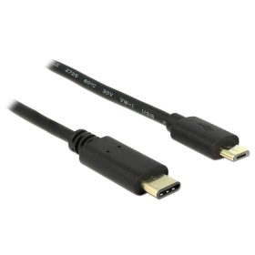   Delock 83334 USB Type-C 2.0 > USB 2.0 Micro-B kábel, 2 m fekete