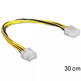 Delock 83342 Power 8 pin EPS male > female 30cm kábel