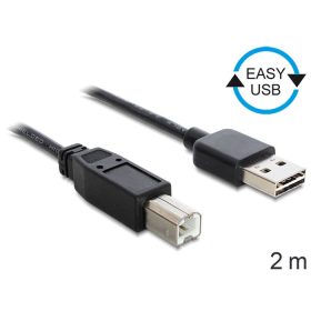 Delock 83359 USB 2.0 -A apa > USB 2.0-B apa kábel 2 m