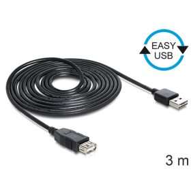   Delock 83372 USB 2.0 -A apa > USB 2.0-A anya hosszabbító kábel 3 m