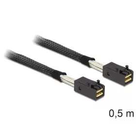   Delock Mini SAS HD x 4 SFF 8643 apa > Mini SAS HD x 4 SFF 8643 apa kábel, 0,5 m
