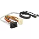 Delock Mini SAS HD SFF-8643 > 4 x SAS SFF-8482 + táp + oldalsáv kábel 50cm (83390)