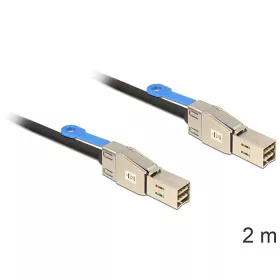   Delock Mini SAS HD x 4 SFF 8644 apa > Mini SAS HD x 4 SFF 8644 apa kábel, 2 m