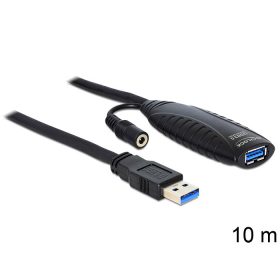 Delock USB 3.0 hosszabbító kábel, aktív 10 m