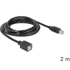   Delock 83427 USB 2.0 B apa > B anya hosszabbító kábel 2 m