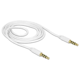 Delock sztereo jack 3.5 mm 4 pin kábel 1m (83440)
