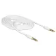 Delock 3.5mm 4.pol. jack dugó - 3.5mm 4.pol. jack dugó kábel, 2m (83441)