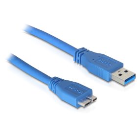   Delock USB 3.0 Type A male > USB 3.0 Type micro B male 5 m kábel (83502)