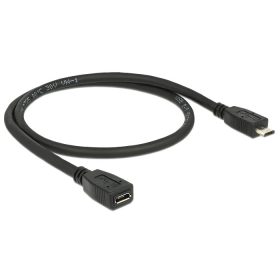   Delock Bővítőkábel USB 2.0-s, Micro-B típusú csatlakozódugóval > USB 2.0-s, Micro-B típusú csatlakoz