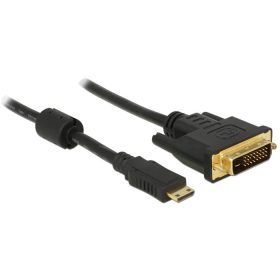 Delock 83582 Mini HDMI C --> DVI-D 1m kábel