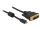 Delock 83585 Micro HDMI D --> DVI-D 1m kábel