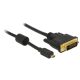 Delock 83585 Micro HDMI D --> DVI-D 1m kábel