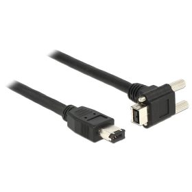   Delock FireWire 9 érintkezős 90 fokos szögű, csavarokkal ellátott > 6 érintkezős 3 m kábel (83590)