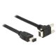 Delock FireWire 9 érintkezős 90 fokos szögű, csavarokkal ellátott > 6 érintkezős 3 m kábel (83590)