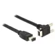 Delock FireWire 9 érintkezős 90 fokos szögű, csavarokkal ellátott > 6 érintkezős 3 m kábel (83590)