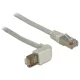 Delock kábel RJ45 Cat.6A SSTP szögletes / egyenes 1.0 m (83645)
