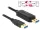 Delock 1,5 m hosszú Data Link + KM kapcsolós kábel USB 3.0 A típusú dugó > USB 3.0 A típusú dugó