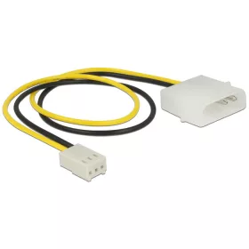   Delock tápkábel 2 tűs apa > 3 tűs anya (ventilátor) 30 cm