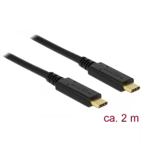 Delock 83668 USB 3.1 Gen 1 Type-C kábel 2m fekete