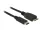 Delock 83676 SuperSpeed USB kábel (USB 3.1, Gen 2) USB Type-C dugó > USB Micro-B típusú dugó 0,5 m fekete