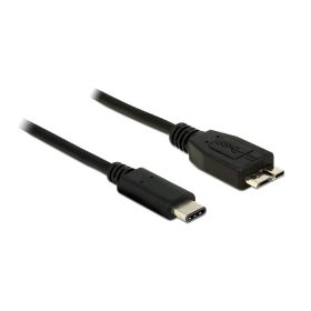   Delock 83677 SuperSpeed USB kábel (USB 3.1, Gen 2) USB Type-C dugó > USB Micro-B típusú dugó 1 m fekete