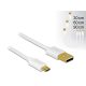 Delock 83679 adat- és gyorstöltő kábel USB 2.0 A > USB 2.0 Micro B, 3db-os, fehér
