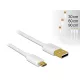 Delock 83679 adat- és gyorstöltő kábel USB 2.0 A > USB 2.0 Micro B, 3db-os, fehér