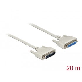  Delock D-Sub 25-ös soros kábel, dugó-hüvely, 20 m (83682)