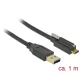 Delock SuperSpeed USB 10 Gbps (USB 3.1 Gen 2) kábel A-típusú apa csatlakozó > USB Type-C  apa csatla (83717)