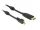 Delock Kábel mini Displayport 1.2-dugós csatlakozó csavarral > HDMI-csatlakozódugó 4K aktív fekete2m (83730)