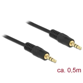   Delock sztereó jack kábel 3,5mm 3 pin apa > apa 0,5m kábel (83742)
